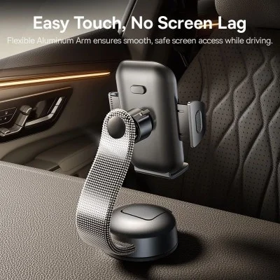 Baseus PrimeTrip C03 Air Clamping Car Mount &ndash; Suction Cup Version &ndash; Black